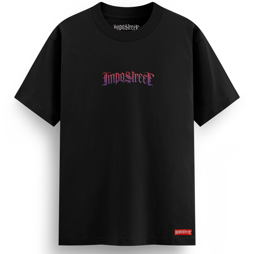 Camiseta Basic Street Logo Flat Degradê