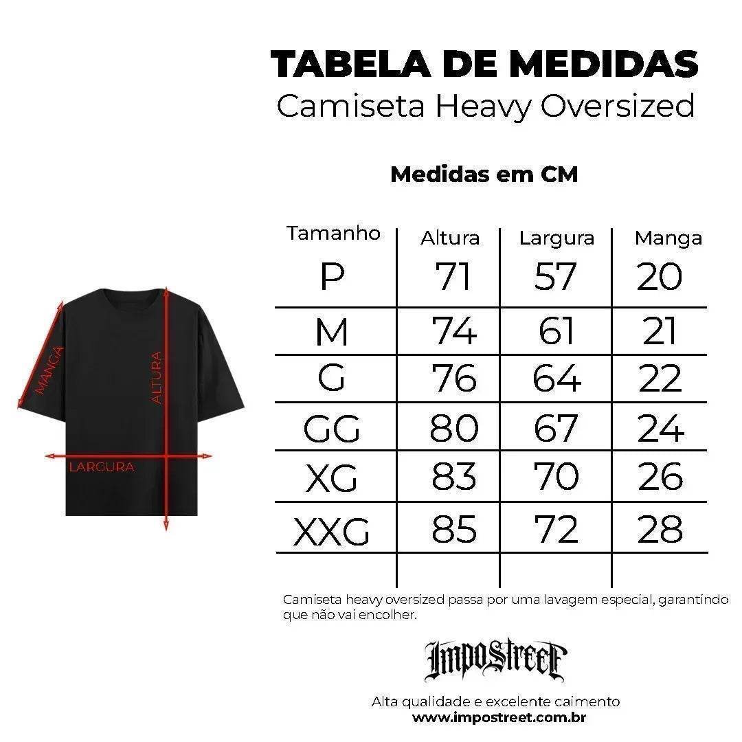 Camiseta Heavy Oversized Dog Knife - Impostreet
