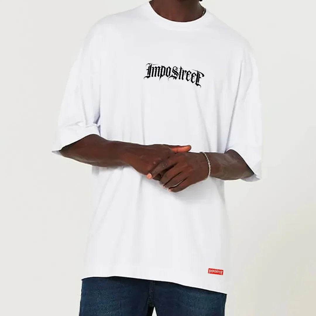 Camiseta Heavy Oversized Logo Lettering - Impostreet