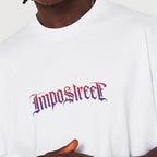 Camiseta Heavy Oversized Logo Flat Degradê - Impostreet