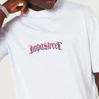 Camiseta Heavy Oversized Logo Flat Degradê - Impostreet