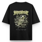 Camiseta Heavy Oversized Barbed Money - Impostreet