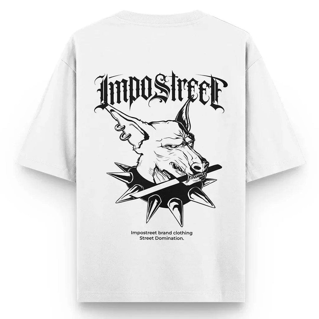 Camiseta Heavy Oversized Dog Knife - Impostreet