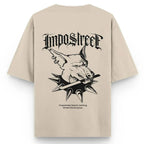 Camiseta Heavy Oversized Dog Knife - Impostreet