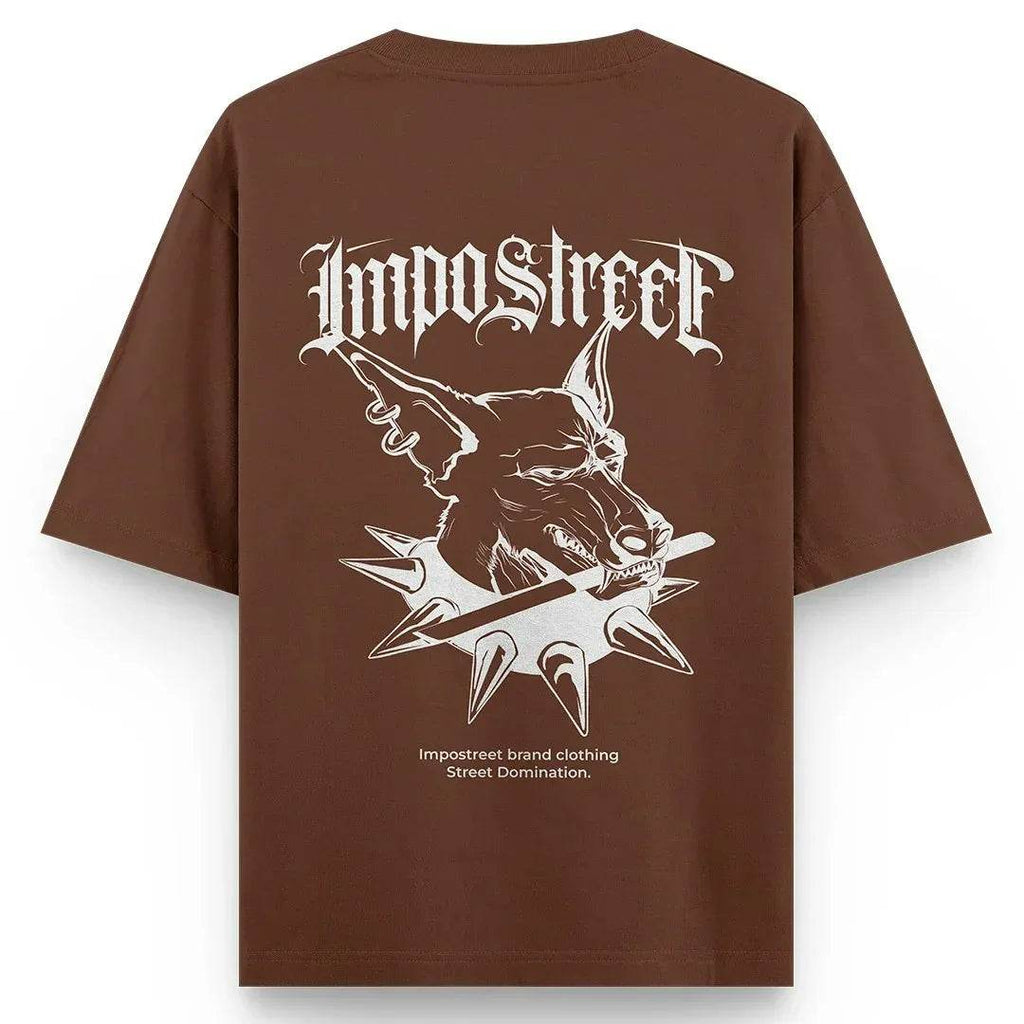 Camiseta Heavy Oversized Dog Knife - Impostreet