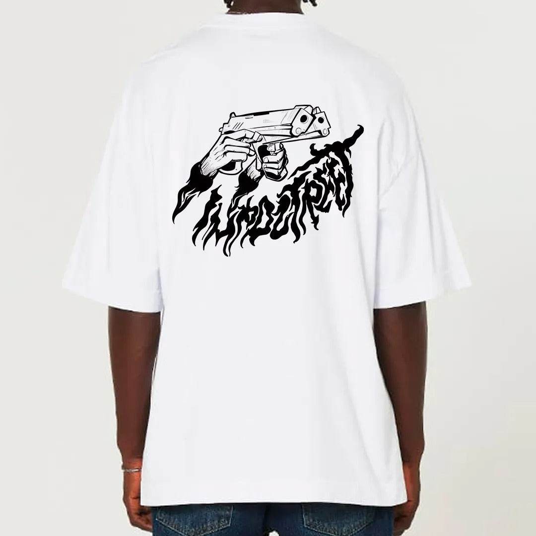 Camiseta Heavy Oversized Fire Gun - Impostreet