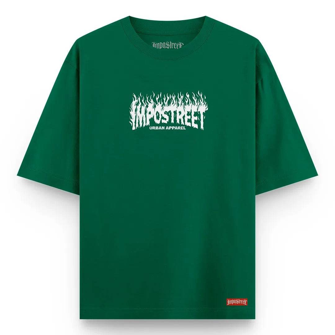 Camiseta Heavy Oversized Fire Urban Street - Impostreet