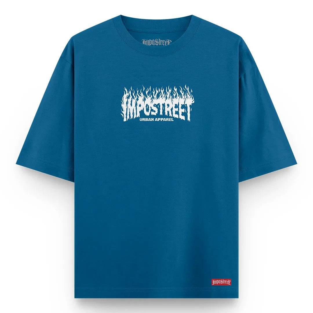 Camiseta Heavy Oversized Fire Urban Street - Impostreet