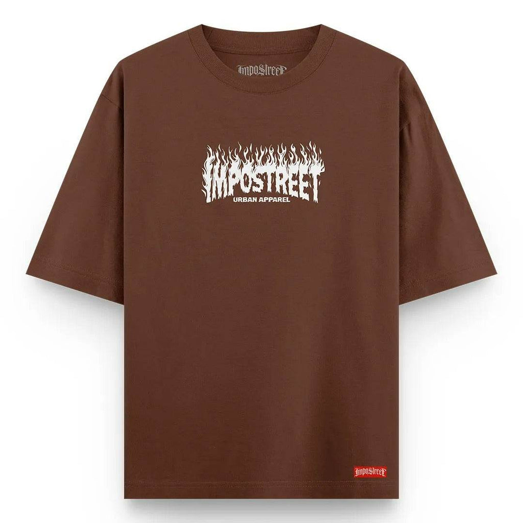 Camiseta Heavy Oversized Fire Urban Street - Impostreet