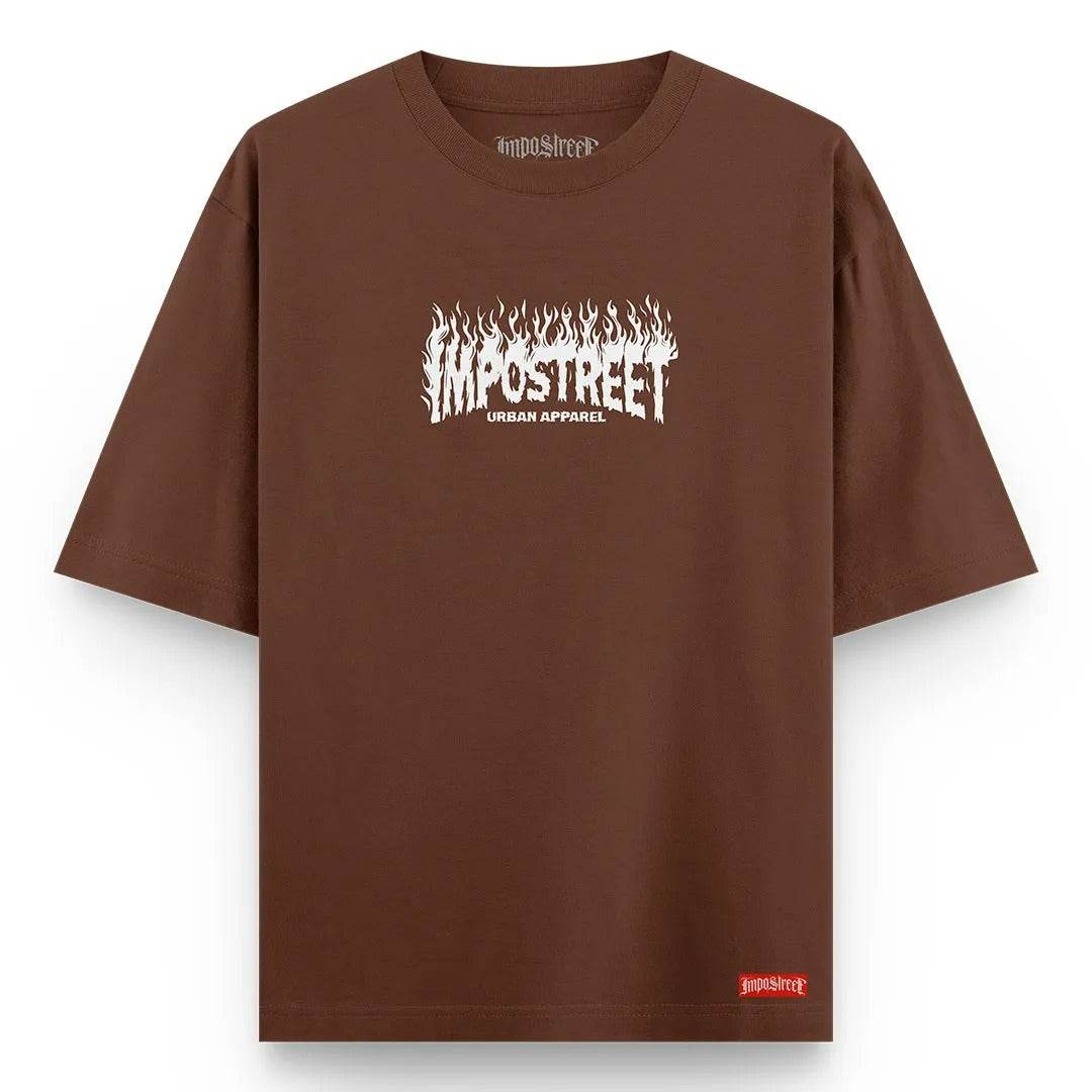 Camiseta Heavy Oversized Fire Urban Street - Impostreet