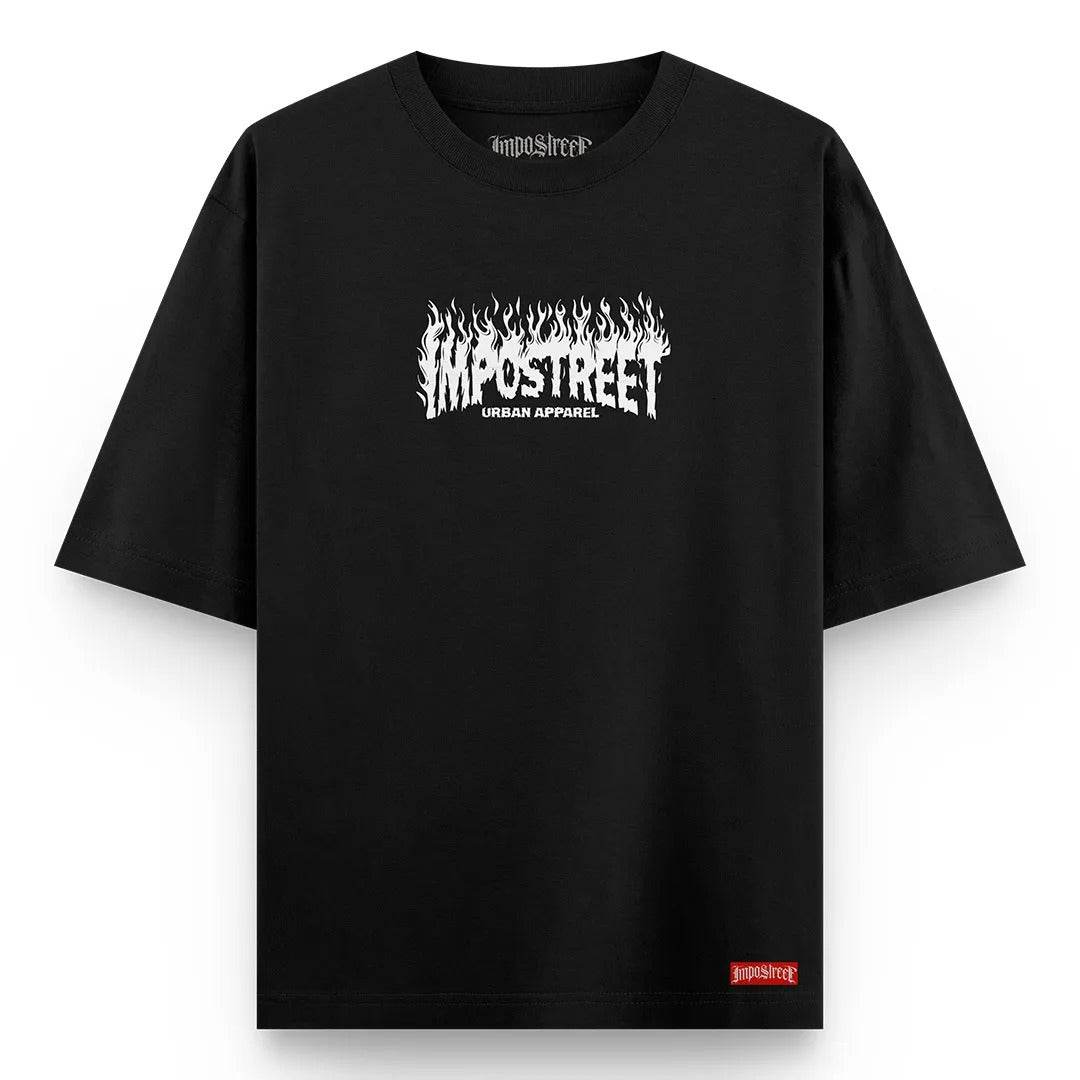 Camiseta Heavy Oversized Fire Urban Street - Impostreet
