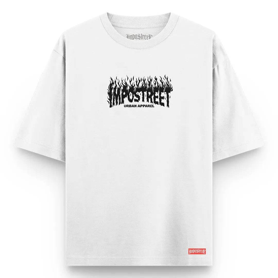 Camiseta Heavy Oversized Fire Urban Street - Impostreet