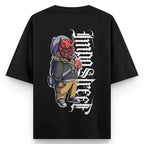 Camiseta Heavy Oversized Hannya Drink - Impostreet