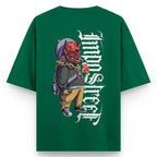 Camiseta Heavy Oversized Hannya Drink - Impostreet