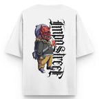 Camiseta Heavy Oversized Hannya Drink - Impostreet
