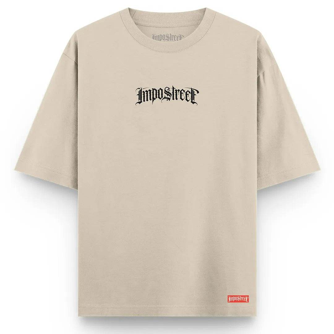 Camiseta Heavy Oversized Logo Lettering - Impostreet