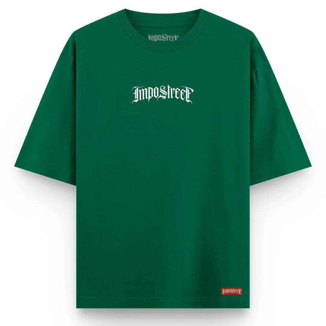 Camiseta Heavy Oversized Logo Lettering - Impostreet
