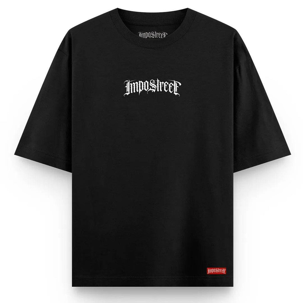 Camiseta Heavy Oversized Logo Lettering - Impostreet