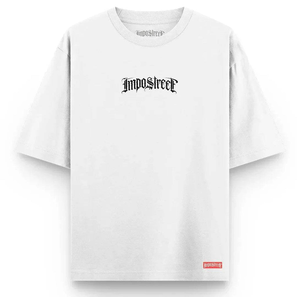 Camiseta Heavy Oversized Logo Lettering - Impostreet