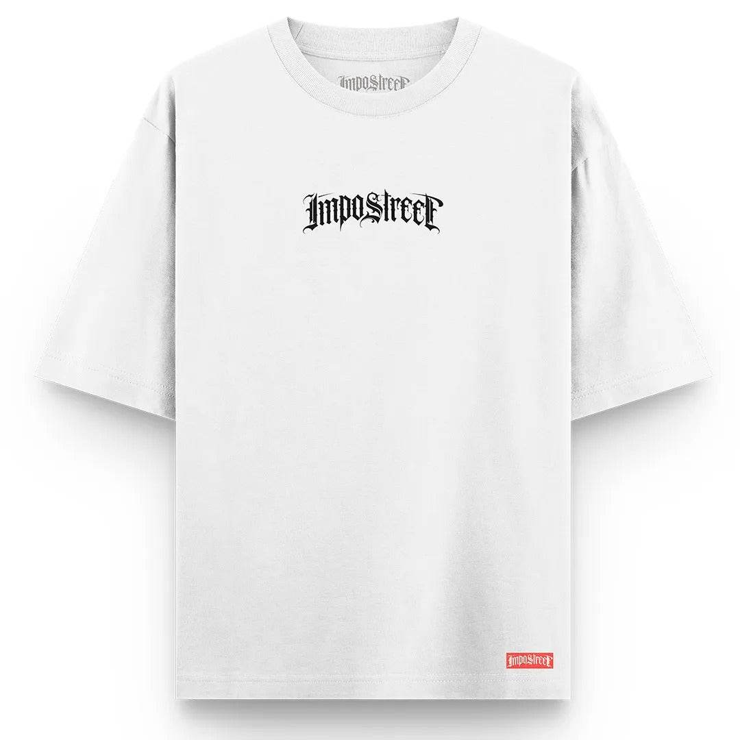 Camiseta Heavy Oversized Logo Lettering - Impostreet