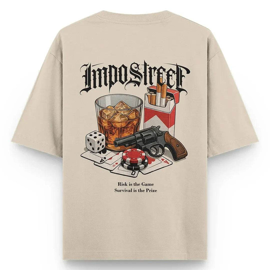 Camiseta Heavy Oversized Play The Game - Impostreet