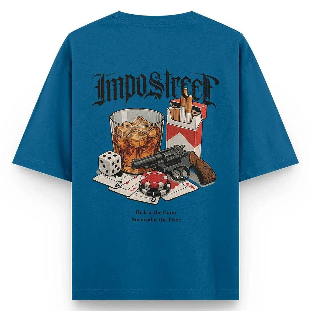 Camiseta Heavy Oversized Play The Game - Impostreet