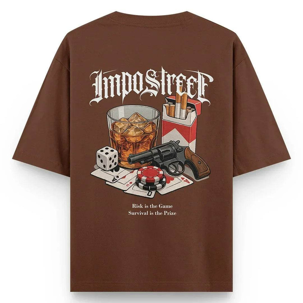 Camiseta Heavy Oversized Play The Game - Impostreet