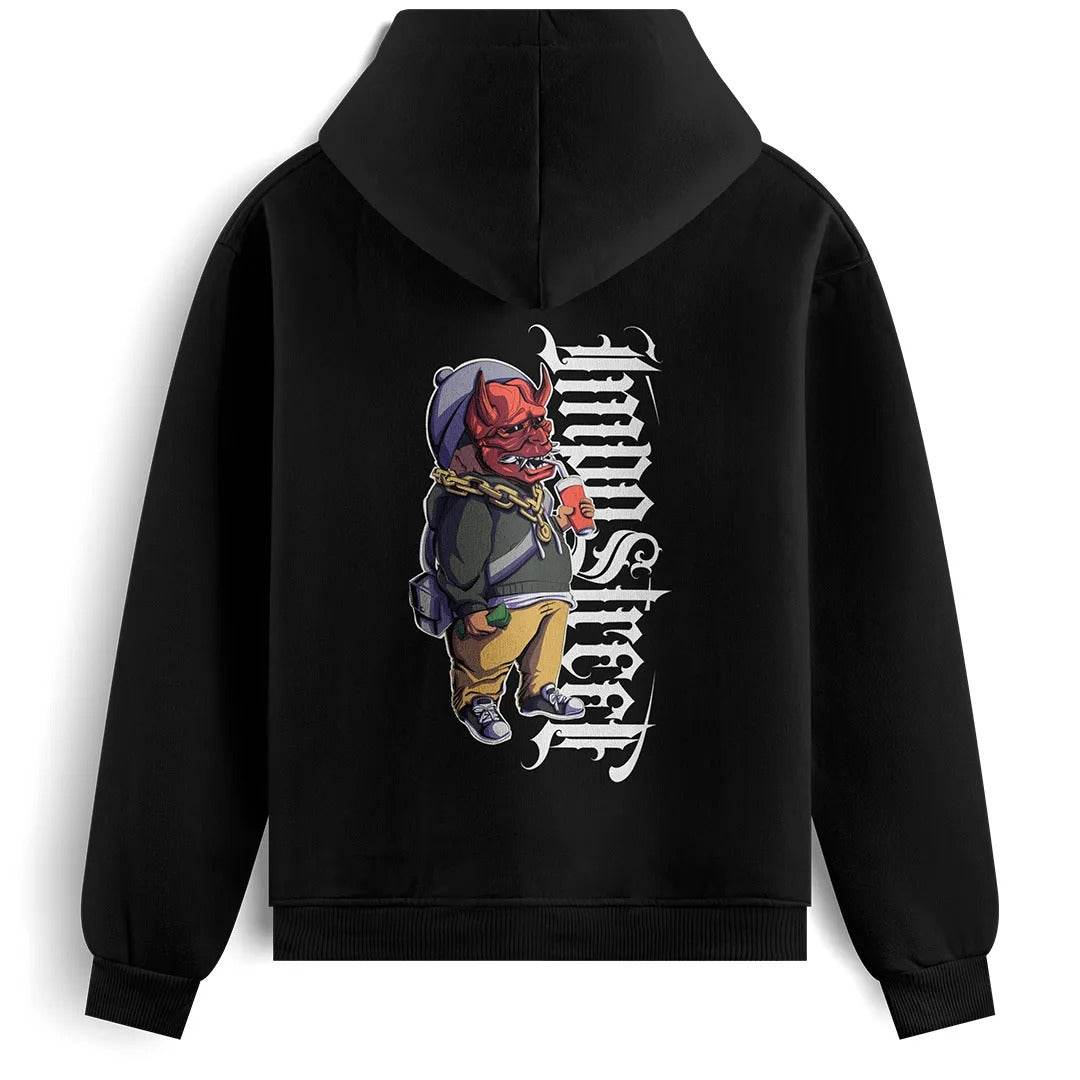 Moletom Canguru com Capuz Hannya Drink - Impostreet