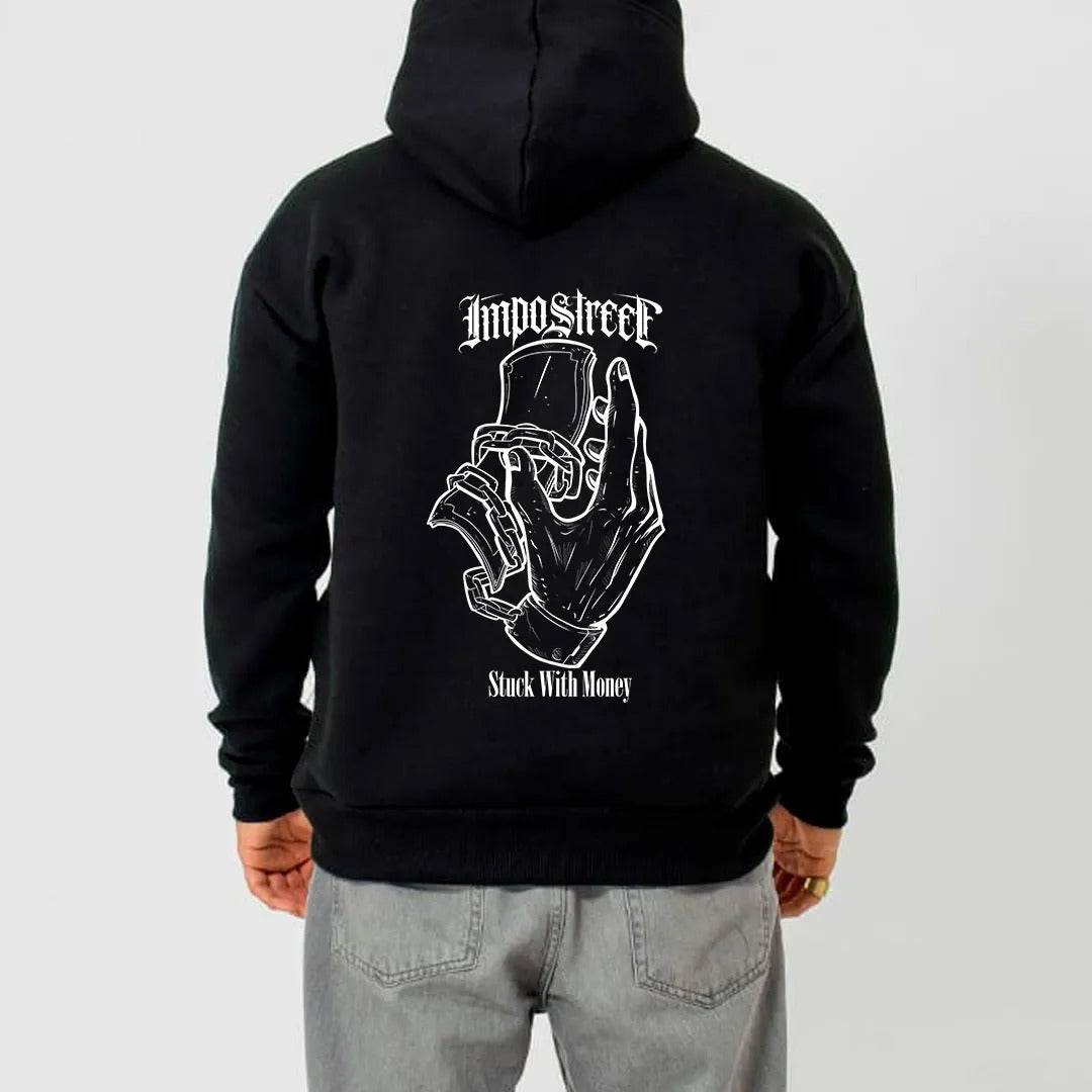 Moletom Canguru com Capuz Stuck With Money - Impostreet