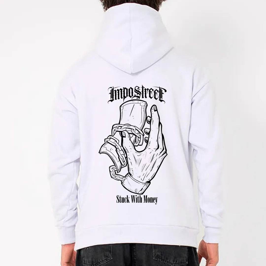 Moletom Canguru com Capuz Stuck With Money - Impostreet