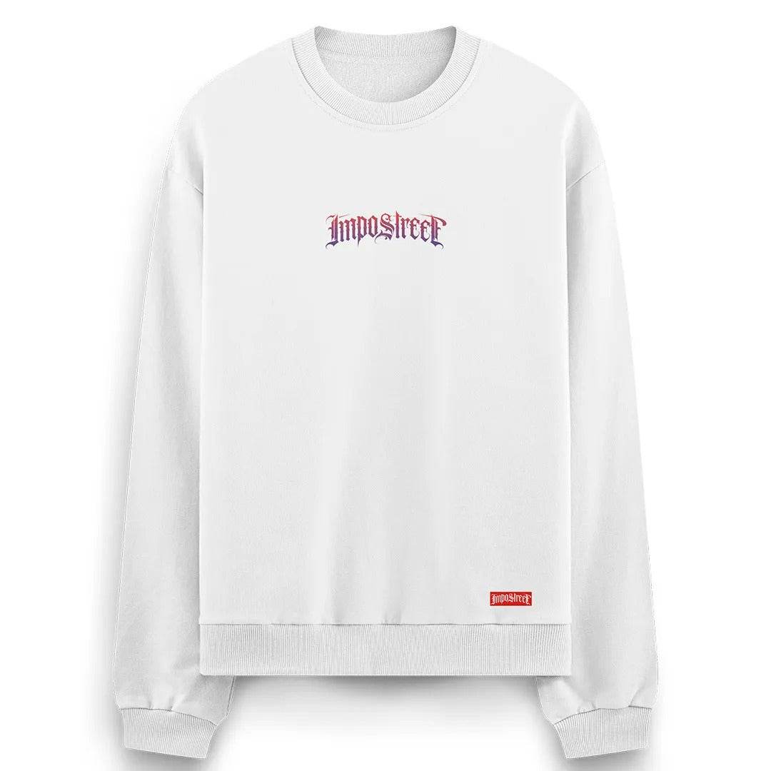 Moletom Careca Logo Flat Degradê - Impostreet