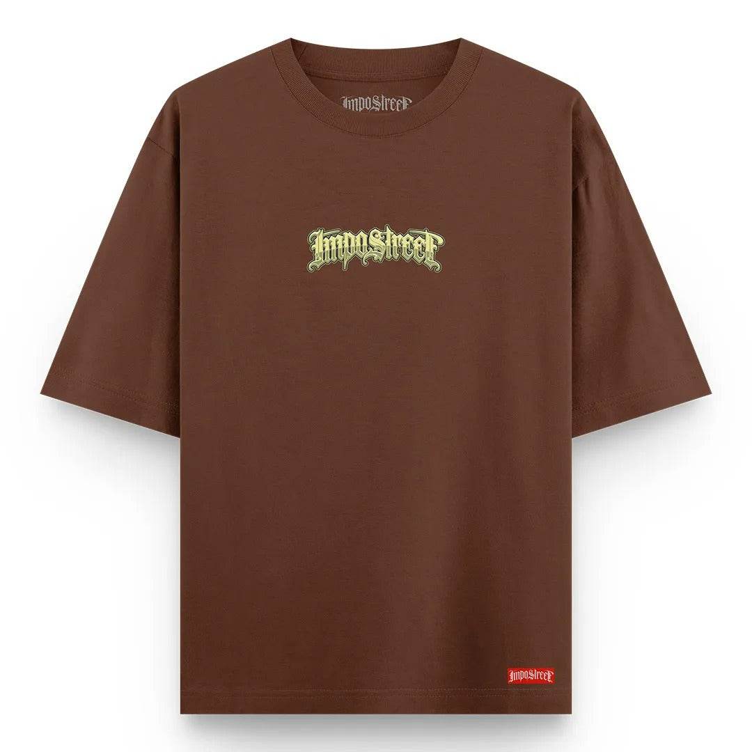 Camiseta Heavy Oversized Barbed Money - Impostreet