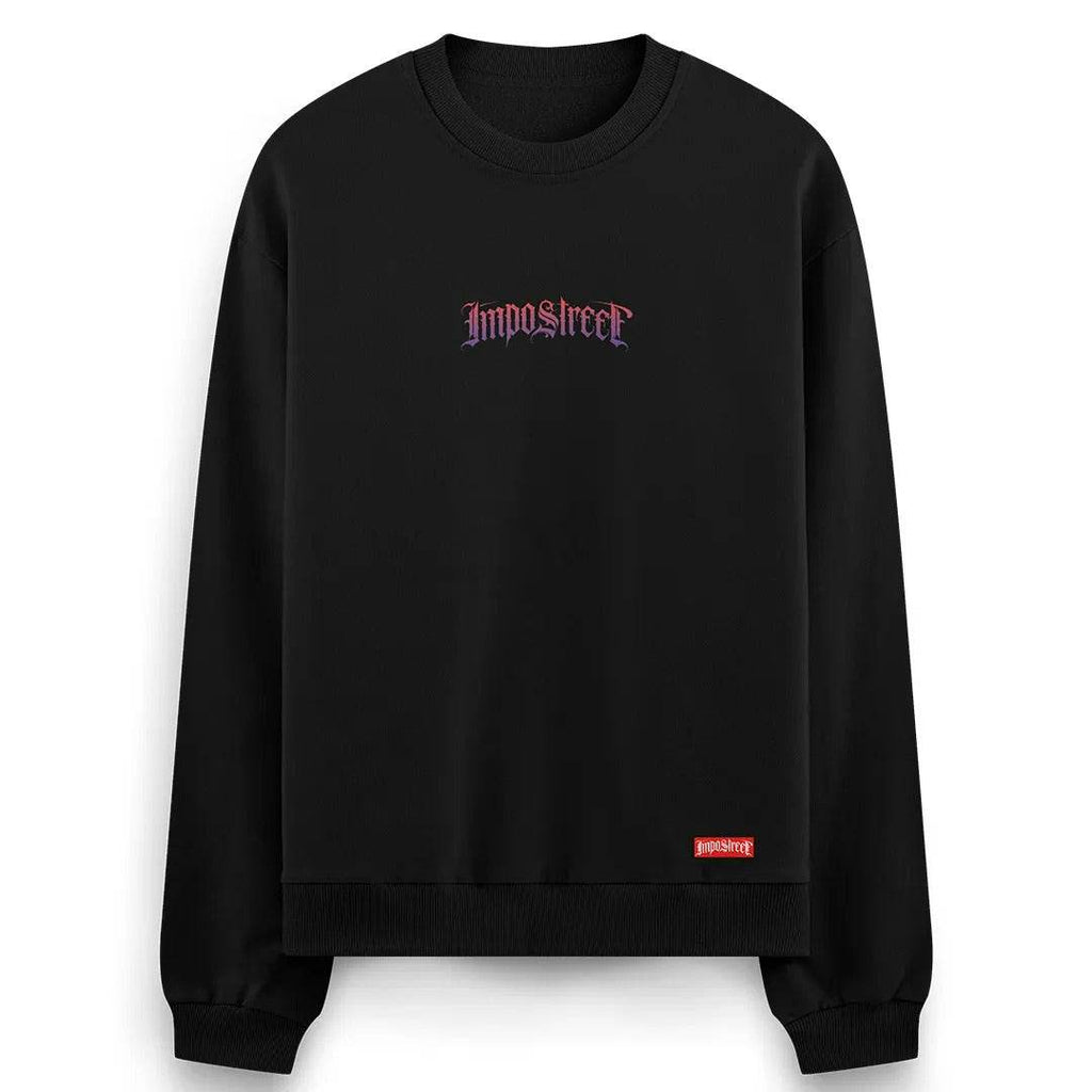 Moletom Careca Logo Flat Degradê - Impostreet