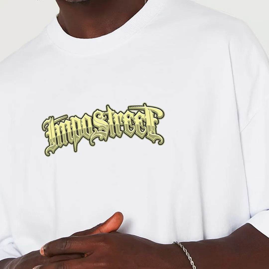 Camiseta Heavy Oversized Barbed Money - Impostreet