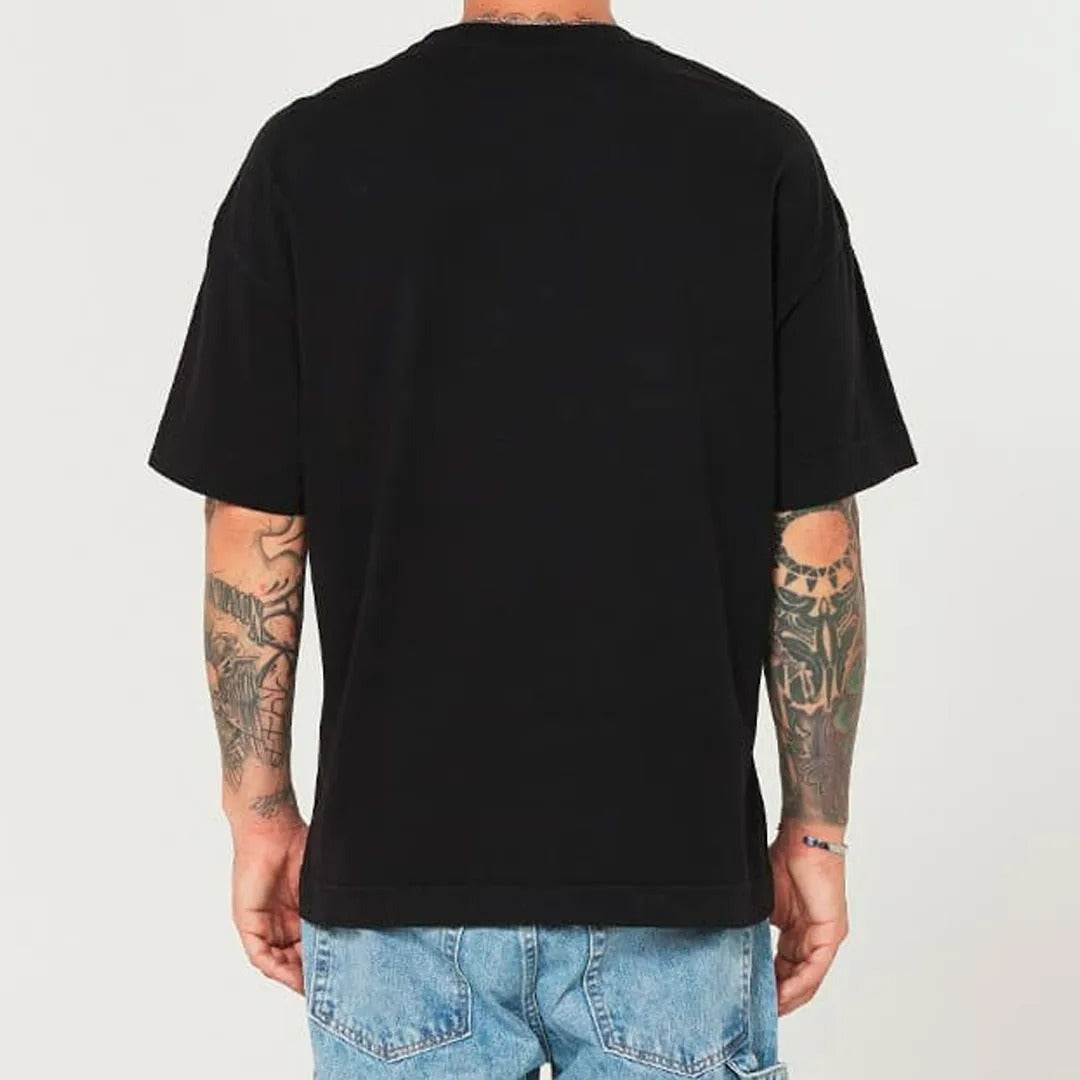 Camiseta Heavy Oversized Drink And Money - Impostreet