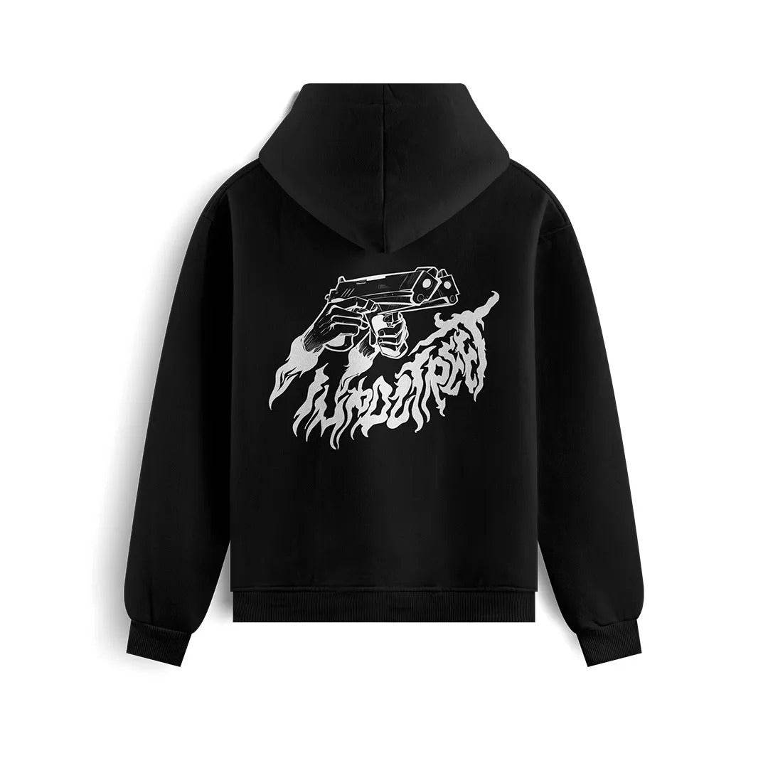 Moletom Canguru com Capuz Fire Gun - Impostreet