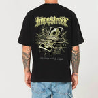 Camiseta Heavy Oversized Barbed Money - Impostreet