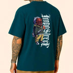 Camiseta Heavy Oversized Hannya Drink - Impostreet