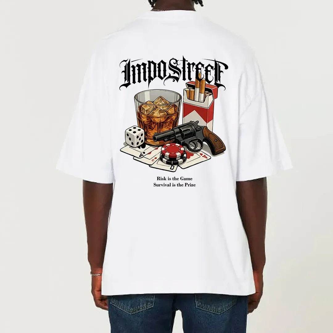 Camiseta Heavy Oversized Play The Game - Impostreet