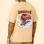 Camiseta Heavy Oversized Smoke Rat - Impostreet