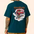 Camiseta Heavy Oversized Smoke Rat - Impostreet