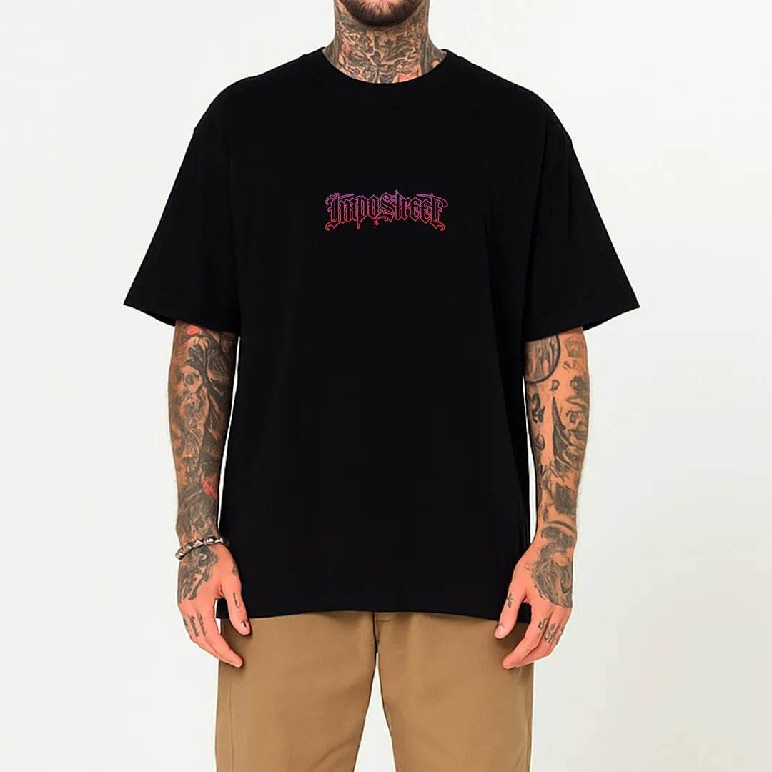 Camiseta Heavy Oversized Urban Tracing Degradê - Impostreet