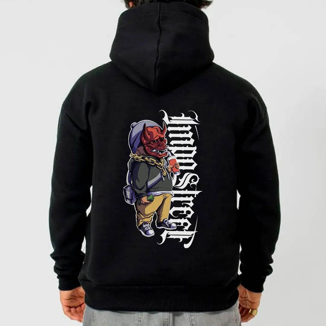 Moletom Canguru com Capuz Hannya Drink - Impostreet