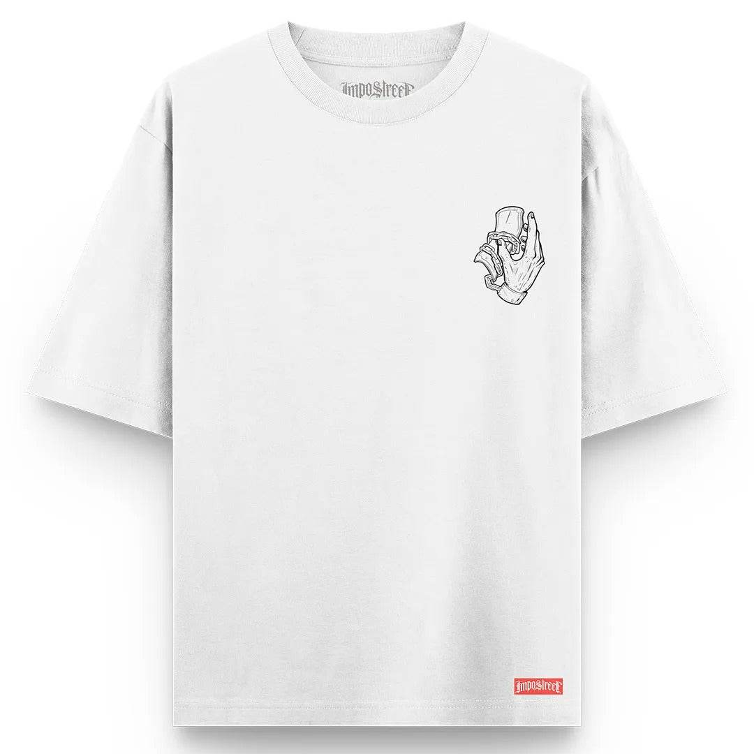Camiseta Heavy Oversized Stuck With Money - Impostreet