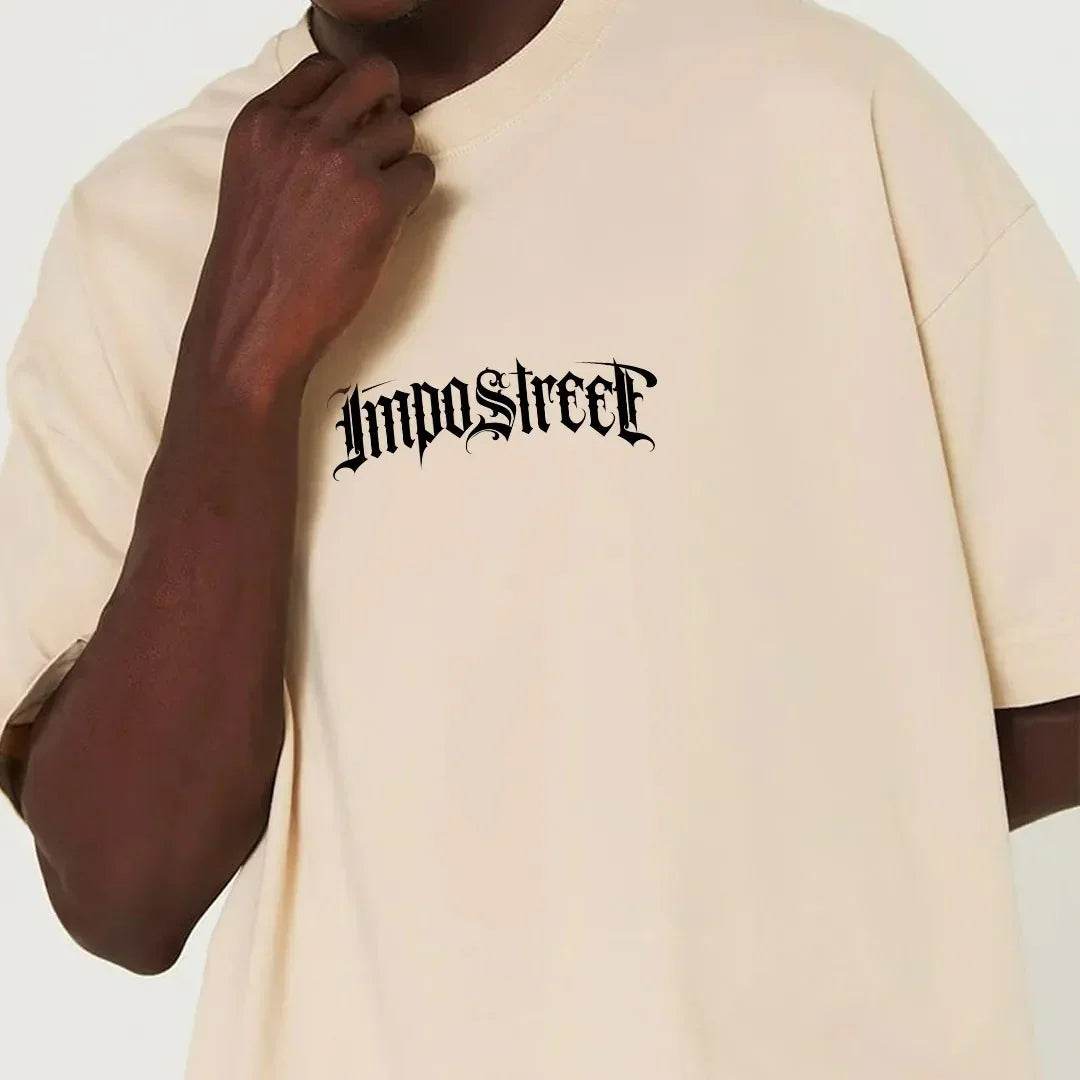 Camiseta Heavy Oversized Dog Knife - Impostreet