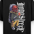 Camiseta Heavy Oversized Hannya Drink - Impostreet