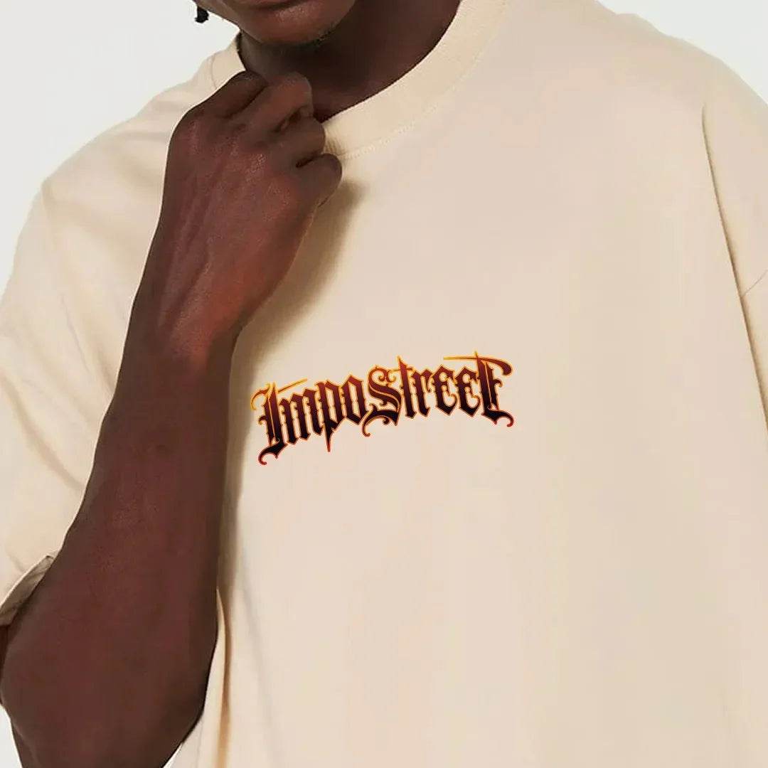 Camiseta Heavy Oversized Smoke Rat - Impostreet