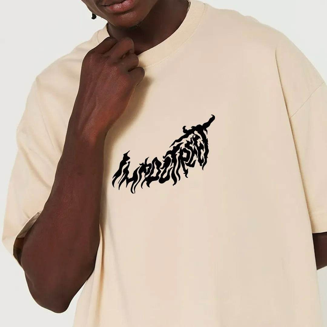 Camiseta Heavy Oversized Fire Gun - Impostreet